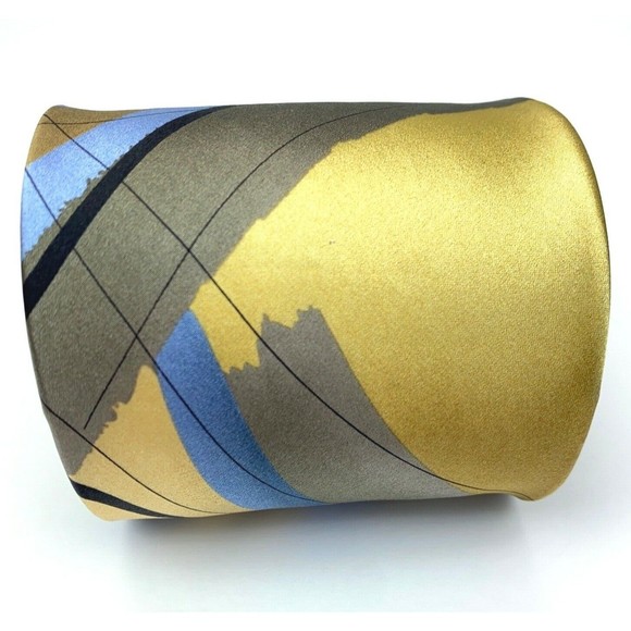 Jerry J Garcia Tie "Sun Movement" Collection #46 Limited Edition Gold Necktie - Picture 4 of 12